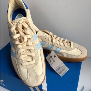 Adidas Gazelle Indoor Off White Clear Sky Men’s Sneakers New In Box